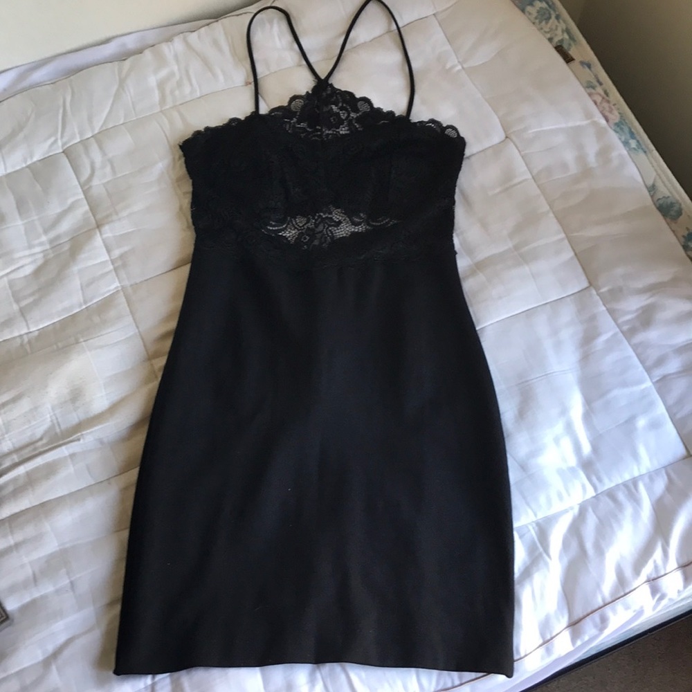 Black cocktail dress